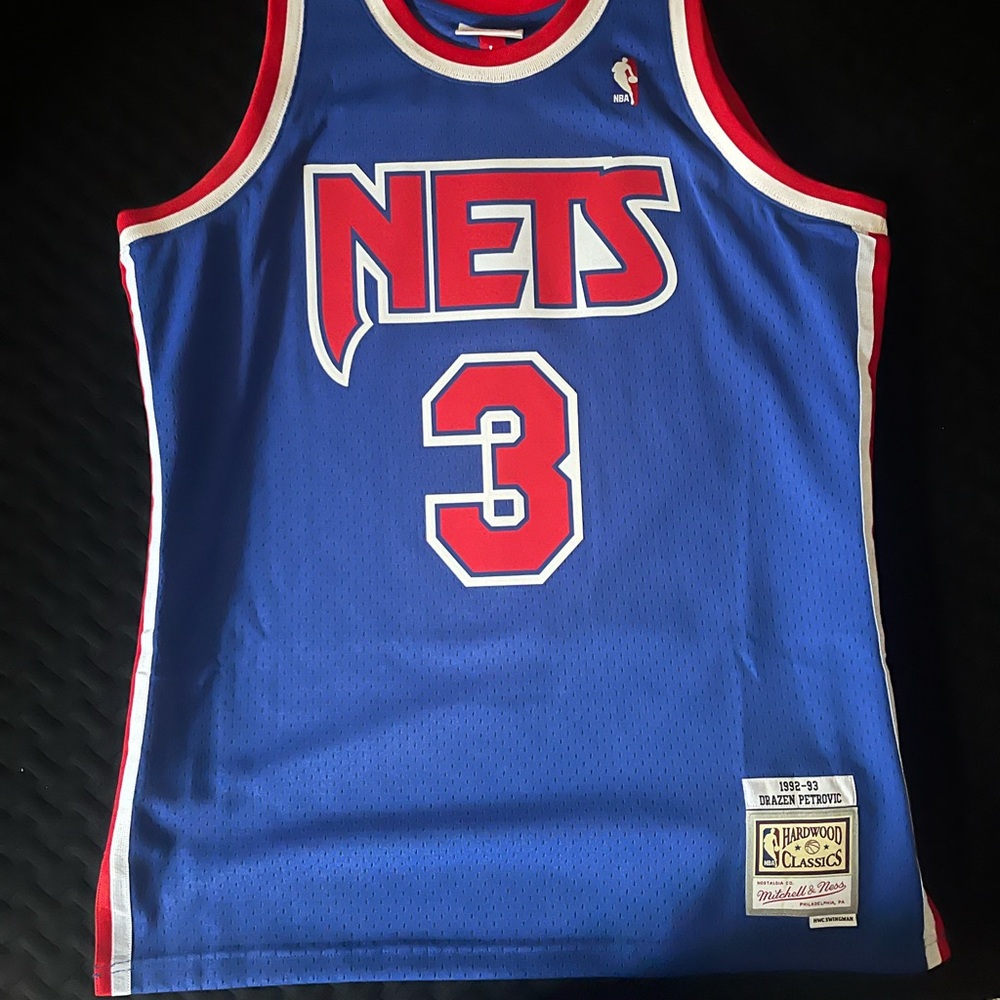 Mitchell & Ness Classic Blue Nets Jersey